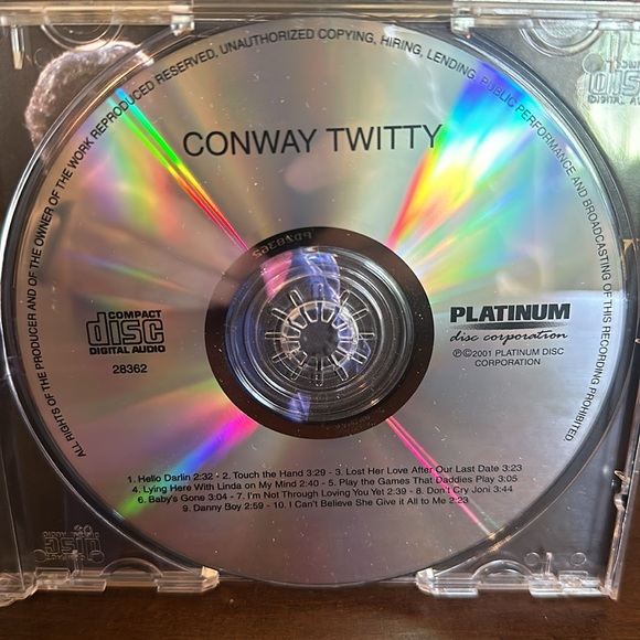 Conway Twitty The Legend studio recording by the original artist - Picture 2 of 5